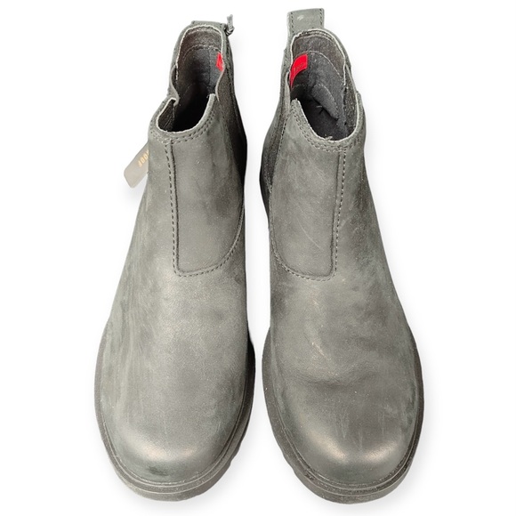 Sorel Emelie II Chelsea Boot in Black/Sea Salt Waterproof Ankle Boots - Picture 2 of 11